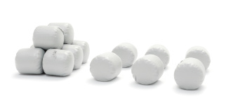 Artitec 387.656 - H0 - Siloballen - weiß